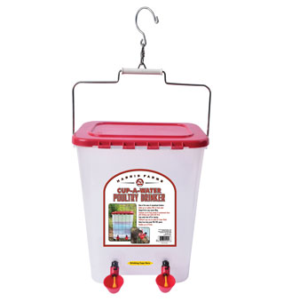 Cup-A-Water Poultry Drinker – 4 Gallon