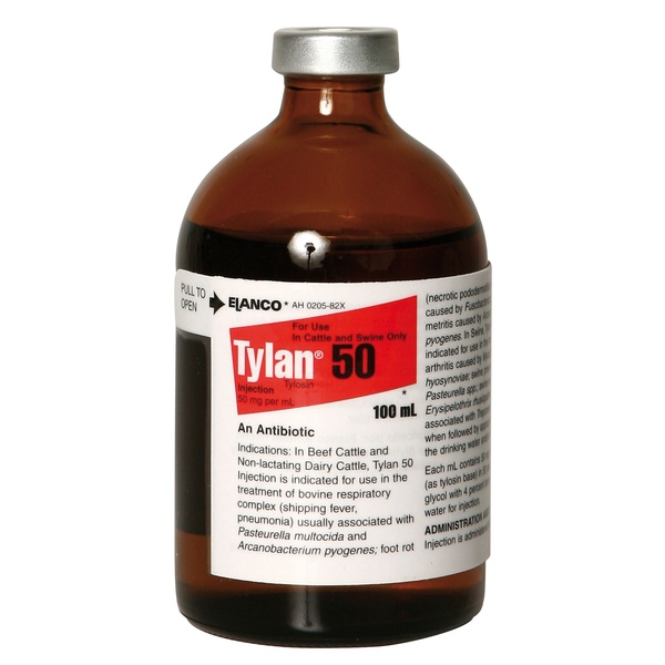 Tylan 50 Injectable — 100ML