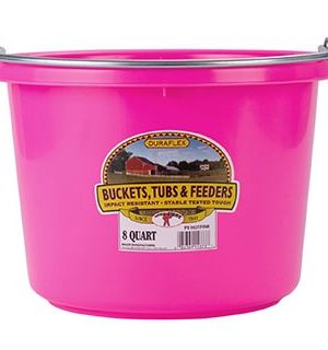Plastic Bucket – Hot Pink 8Qt